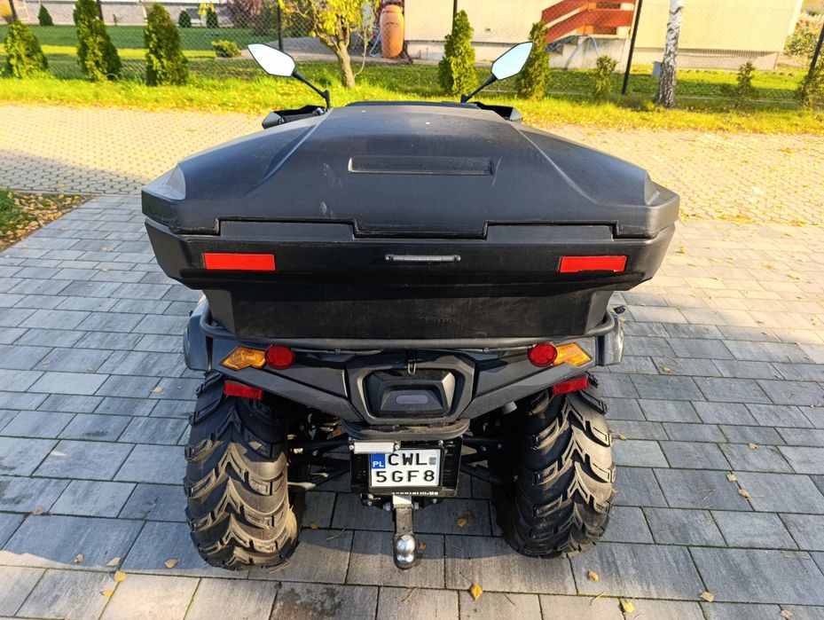 Quad CF Moto 450 i z Niemiec tylko 1600 km przebiegu zarejestrowany