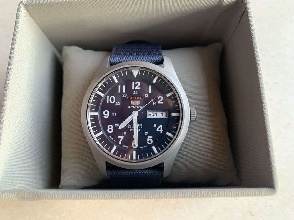 Relógio Seiko automático, 5 Sports - como novo
