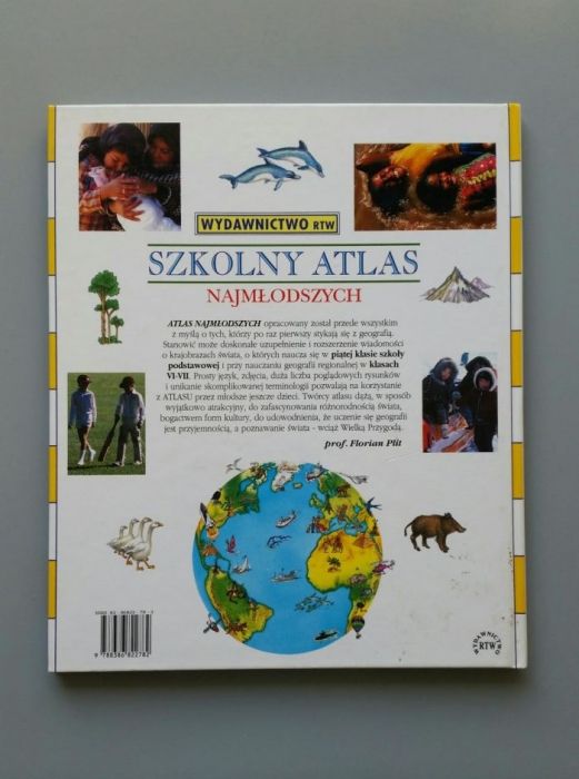 Szkolny atlas dla najmłodszych wydawnictwo RTW