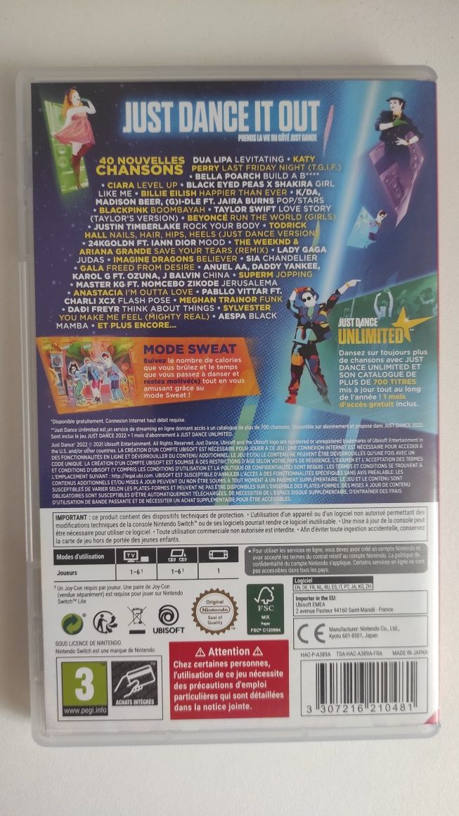 Jogos Nintendo Switch Just Dance 2022