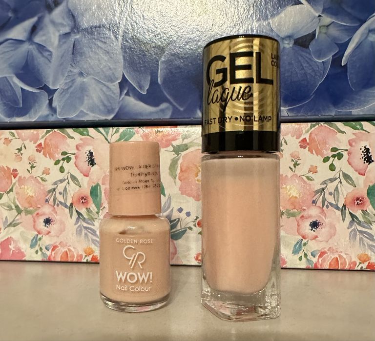 2 lakiery do paznokci - Eveline i Golden Rose