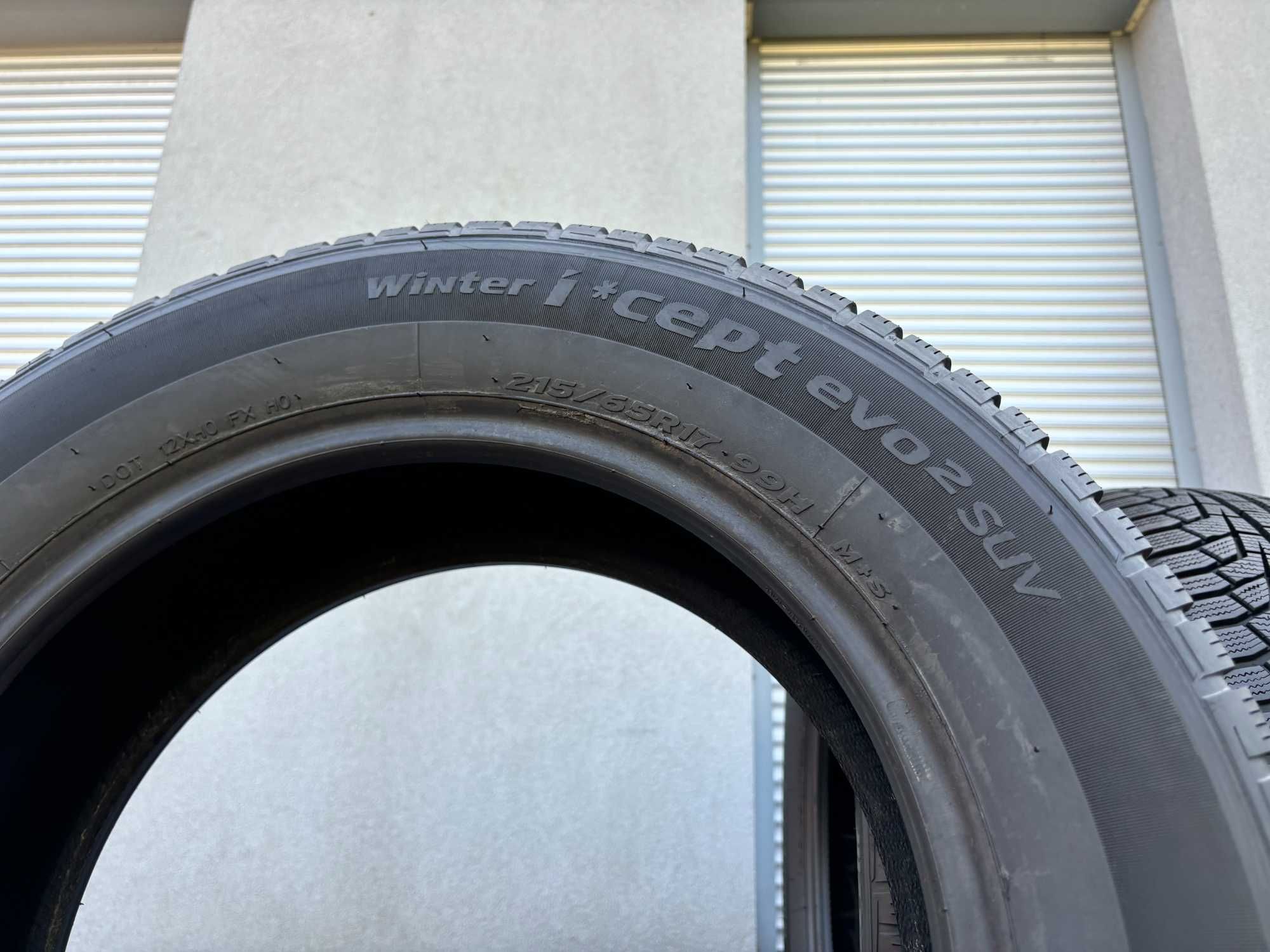 4szt zimowe 215/65R17 Hankook 8mm 2020r świetny stan! Z5434 gwarancja