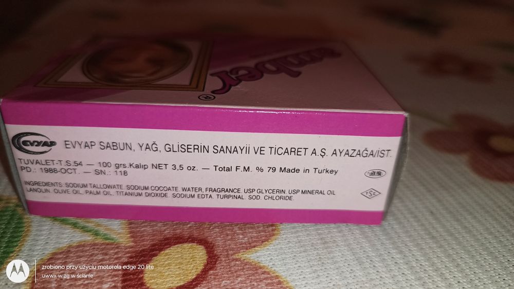 Mydło z lat 80tych gratka