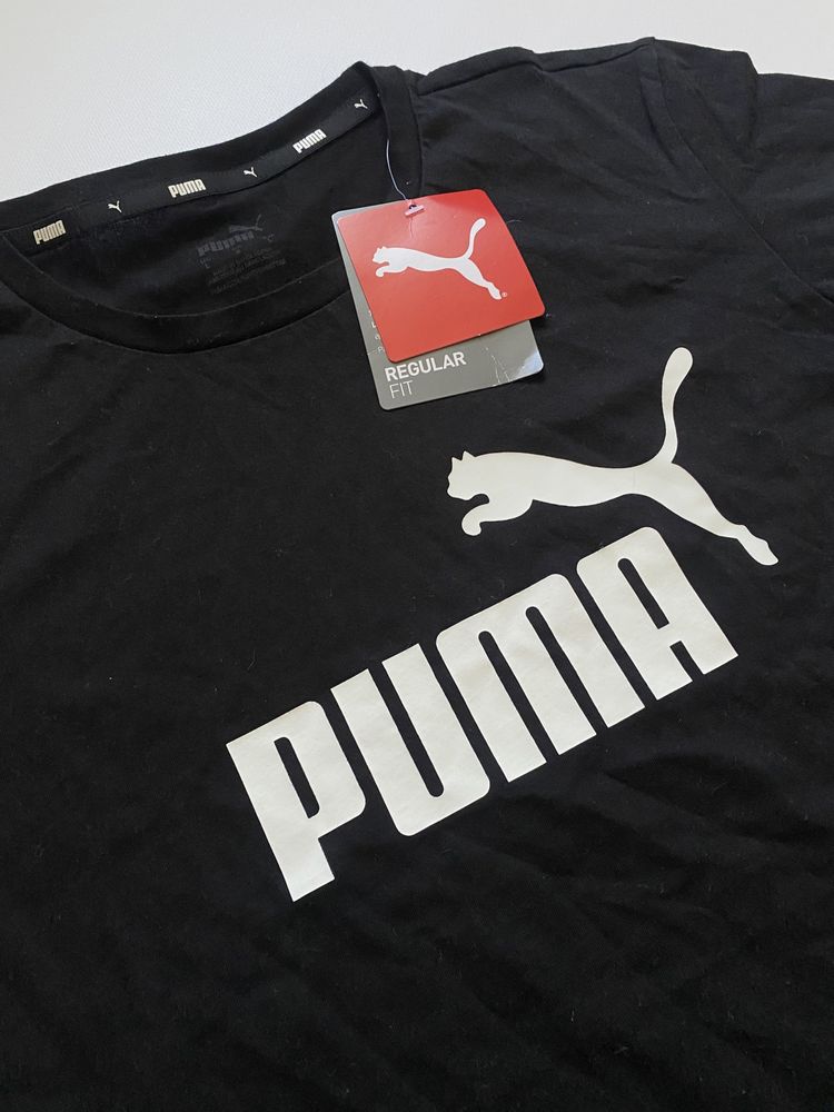 Нова жіноча футболка puma. пума нова футболка чорна. new puma