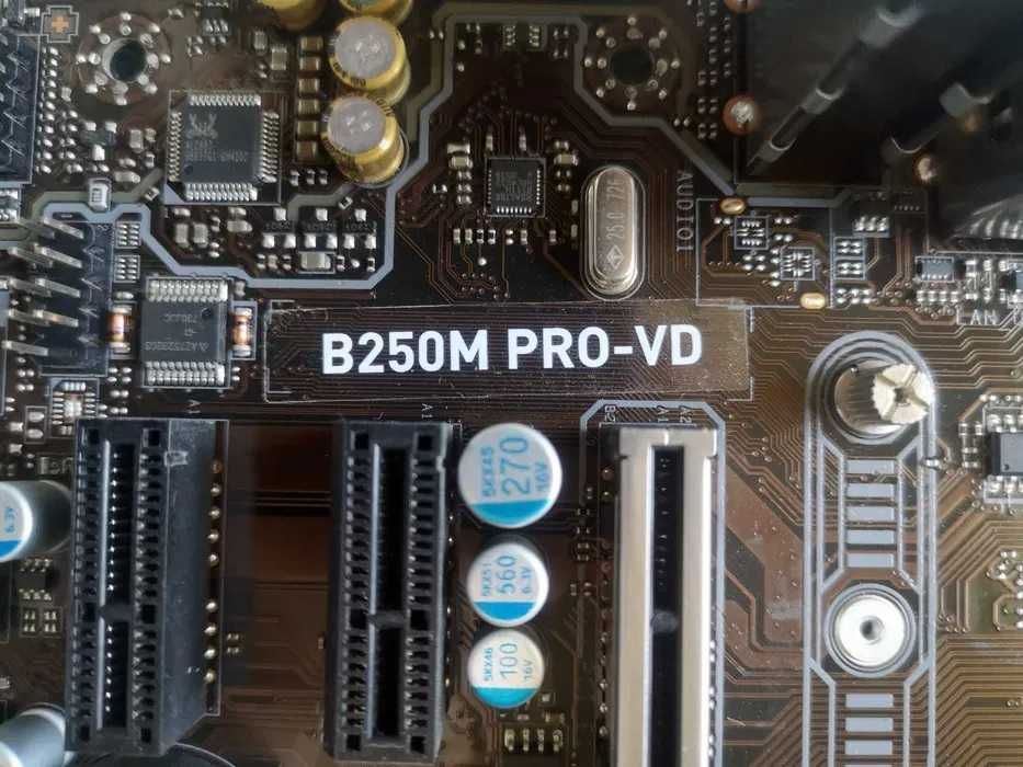 MSI B250M PRO-VD S1151 повністю рабоча+ заглушка.