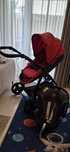 cybex cbx  wozek głeboko-spacerowy 2W1 RED