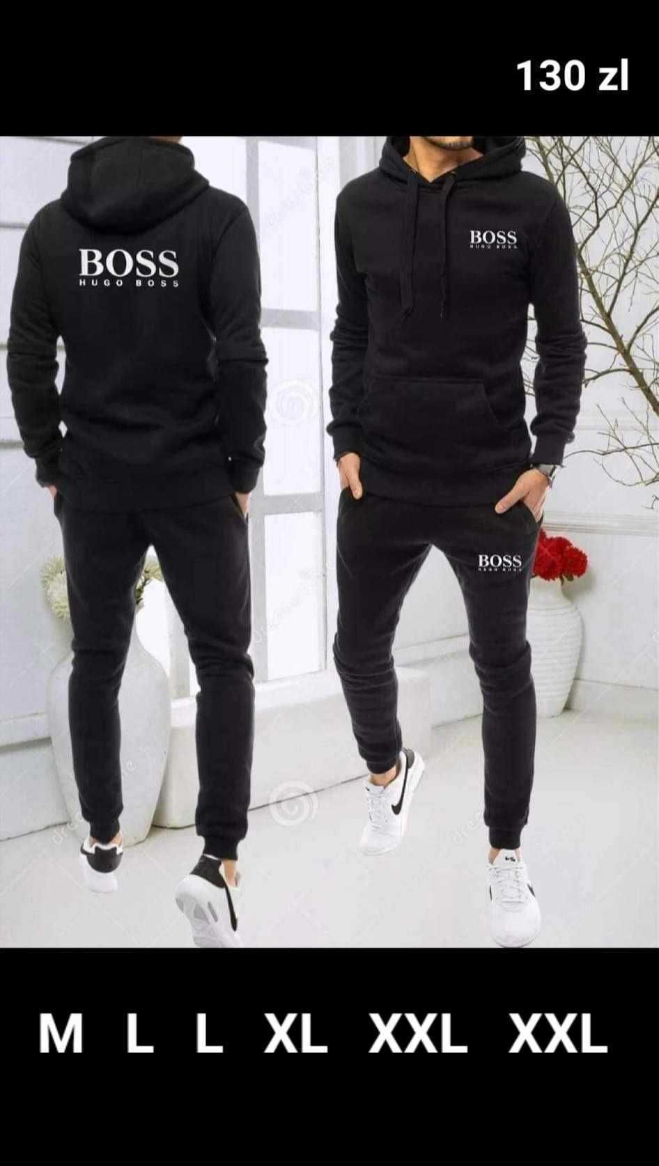 Dres czarny Boss, Armani, Calvin Klein, The North Face