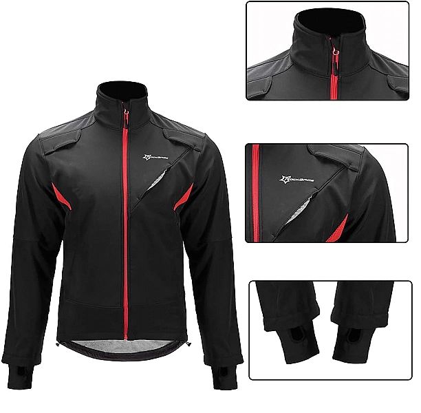 Kurtka sportowa Rockbros YPW021 wiatroszczelna kolarska rozmiar XL - c