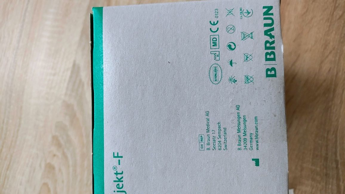 Strzykawki Braun 1ml 100 sztuk