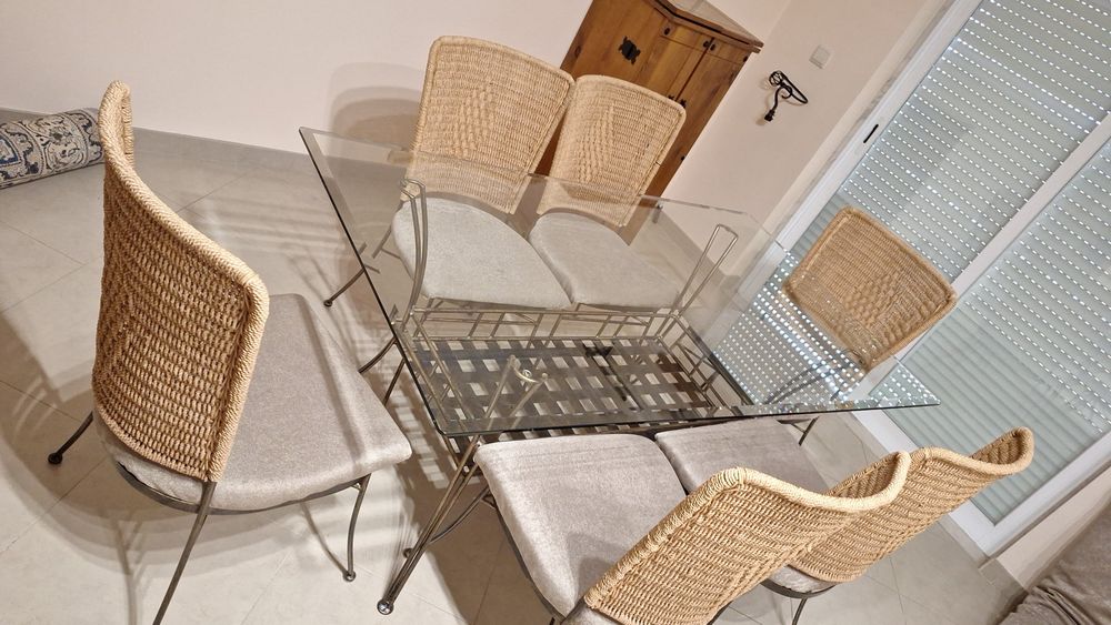 Mesa sala  e cadeiras