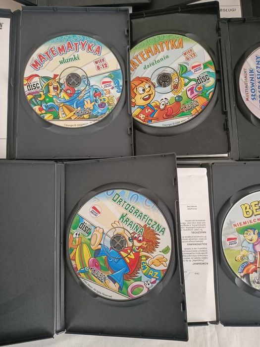 Gry Edukacyjne Szkoła Przyszłości Polski, Matematyka, Angielski PC