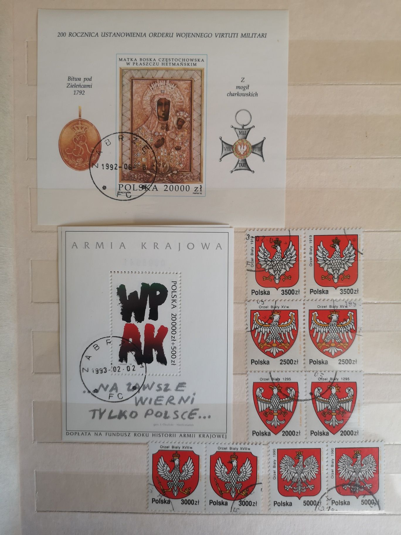 Sprzedałam znaczki