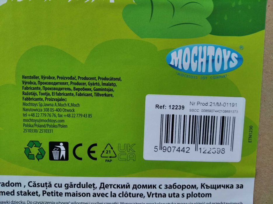 NAJTANIEJ Domek Ogrodowy Do Zabawy Pełny + Akcesoria