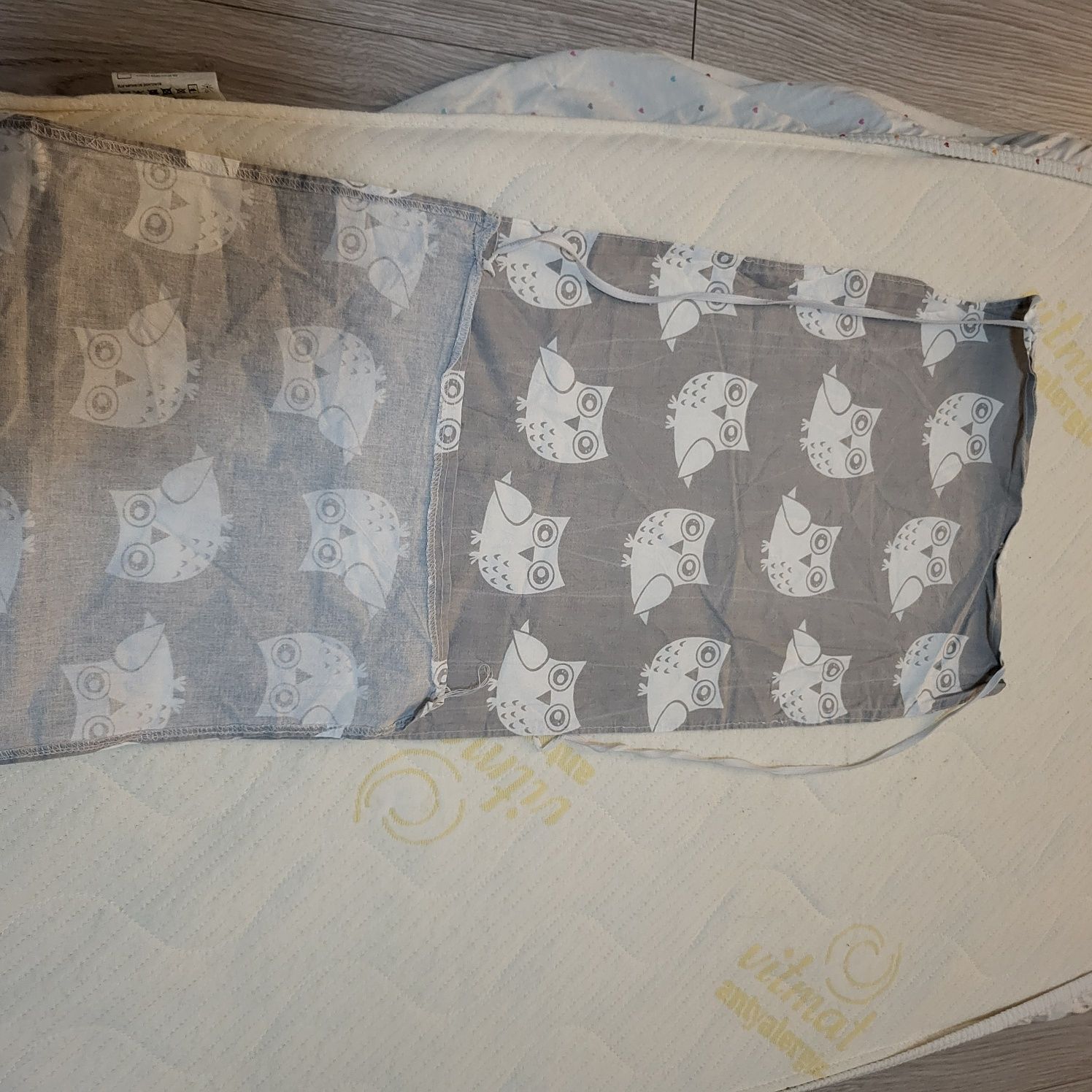 Materac lateksowy Vitmat antyalergic z pościelą dodatkowo120x60