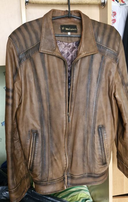 Продам куртку кожаную мужскую. Осень- Весна