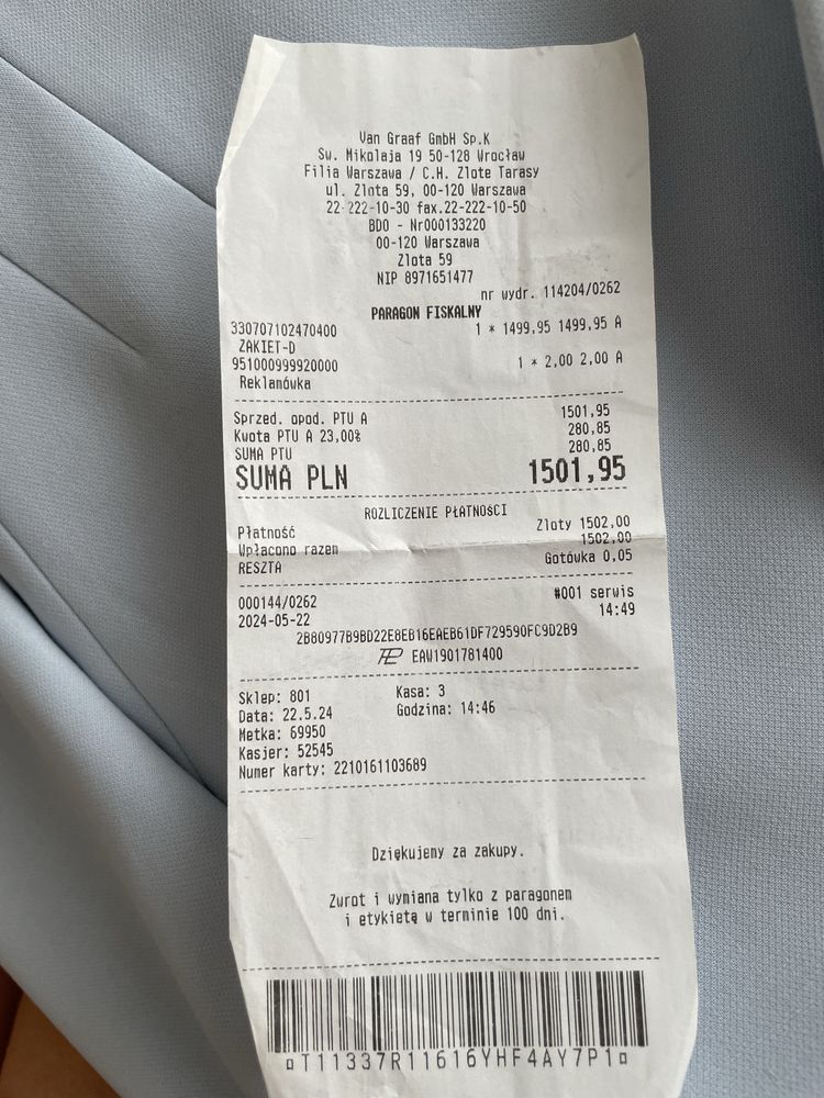 Żakiet Marynarka Hugo Boss