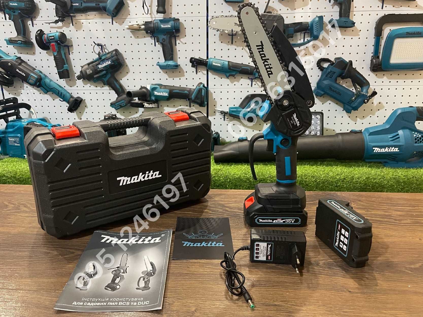 сучкорез Мини пилка Makita DUC365BL аккумуляторный для сада веткорез