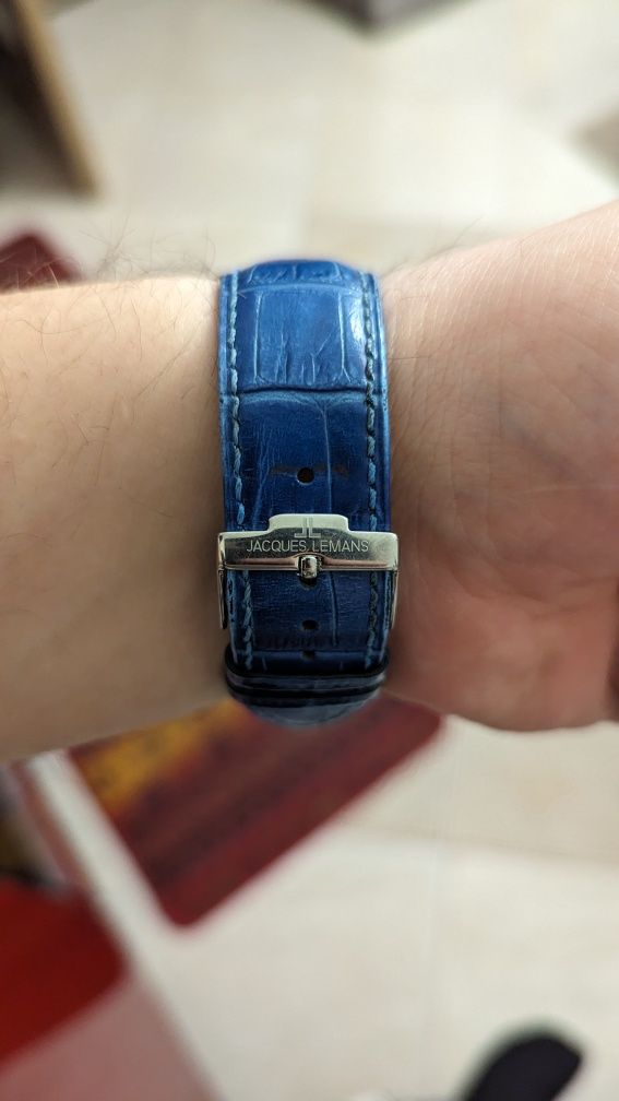 Часы Jacques lemans 1-1596 multifunction, годинник лунный календарь