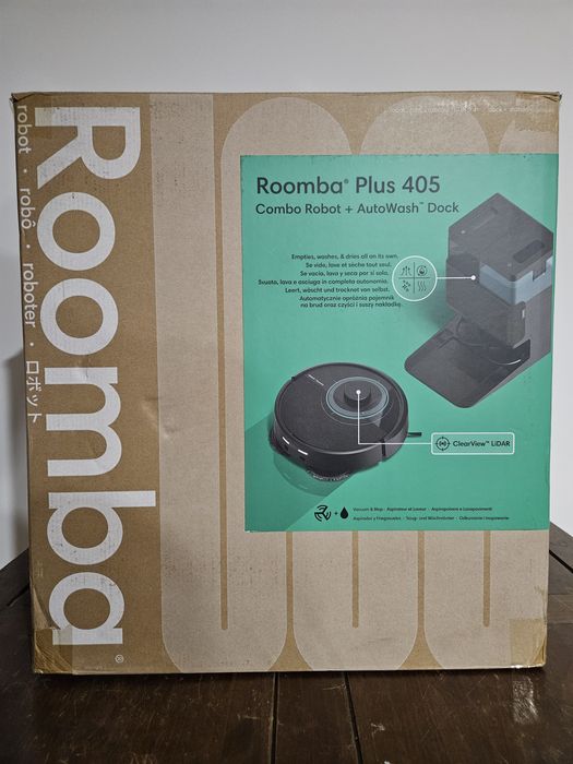 Aspirador Robô IROBOT Roomba Plus 405 Combo + Base Autowash - Novo