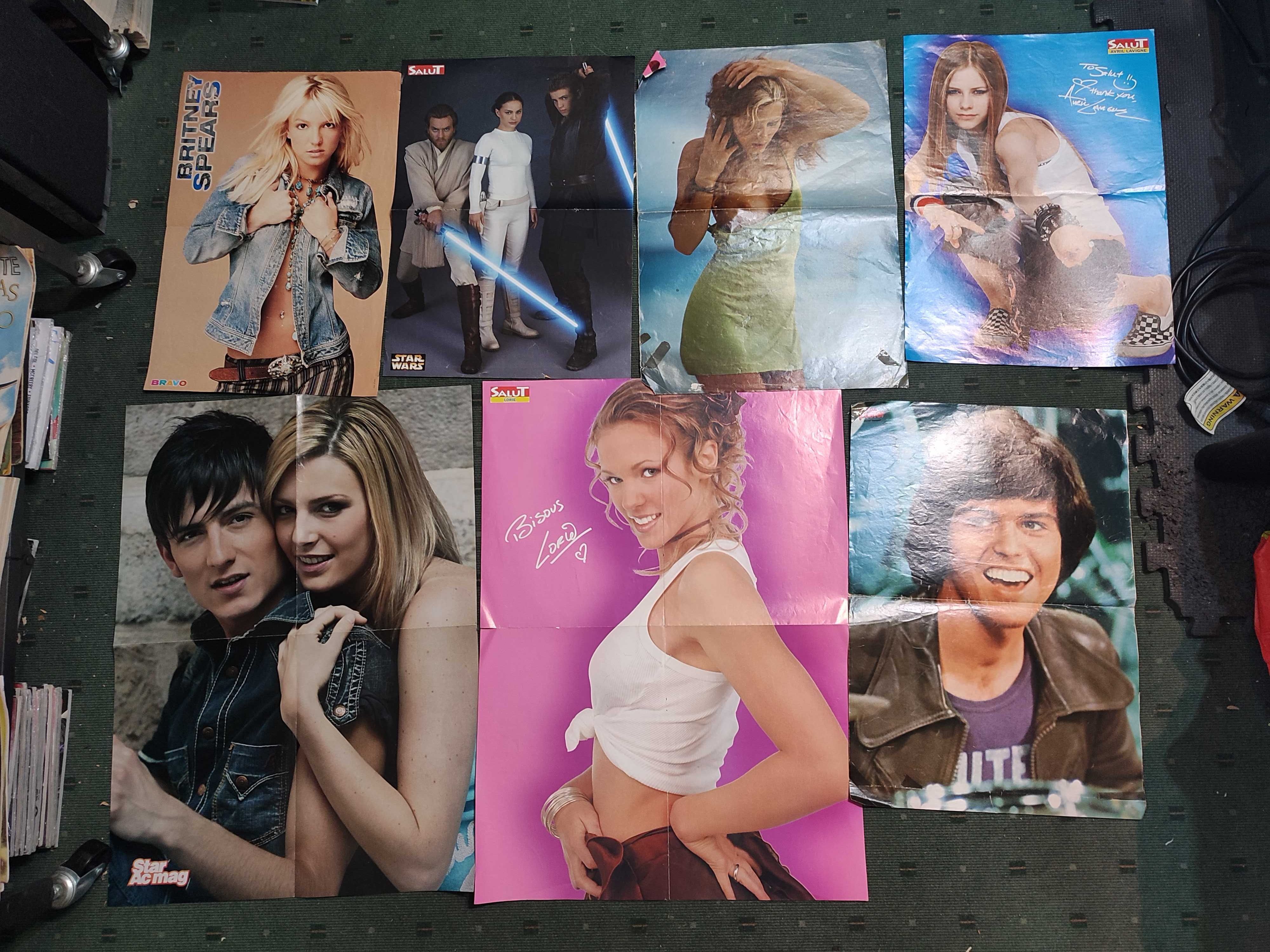 Lote 70 Posters antigos Música/Cinema