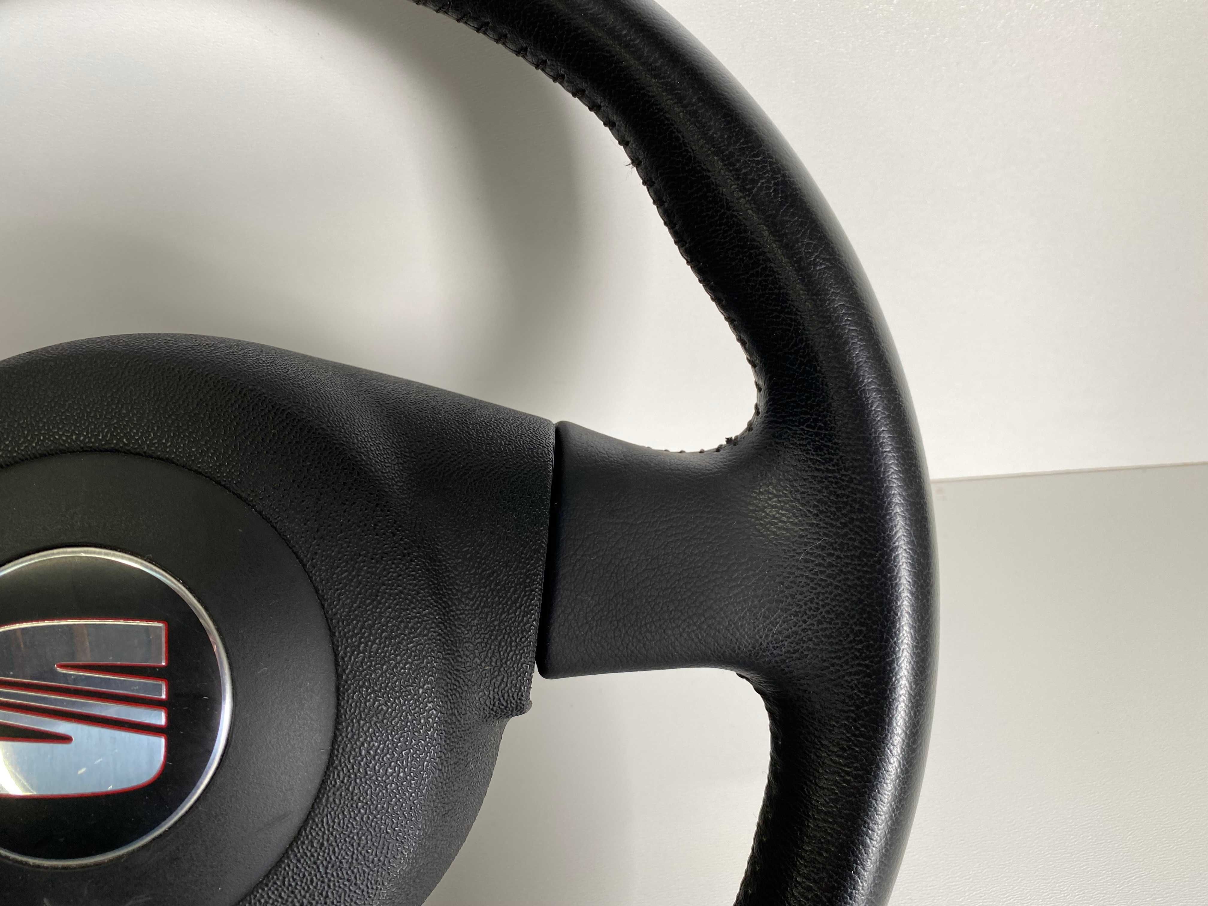 Seat Leon II Toledo Altea kierownica skórzana skóra Ładna!