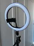 Lampa pierścieniowa 80W ze statywem 220cm, Ring lamp