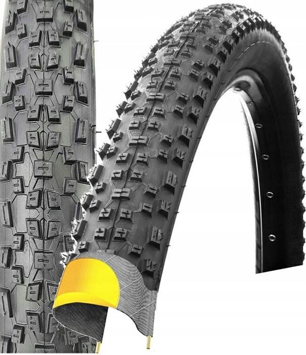 Opona rowerowa BLACK 27,5x2,10 wkładka antyprzebiciowa terenowa