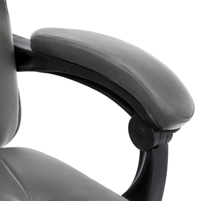 Fotel Biurowy z Funkcją Masażu, Antracytowy, Ergonomiczny