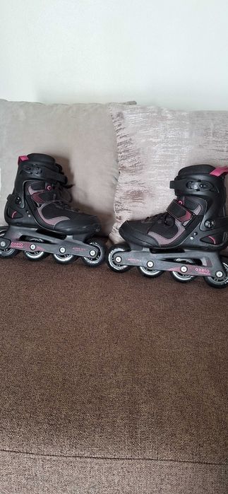 Patins em Linha oxelo em bom estado, tamanho 37