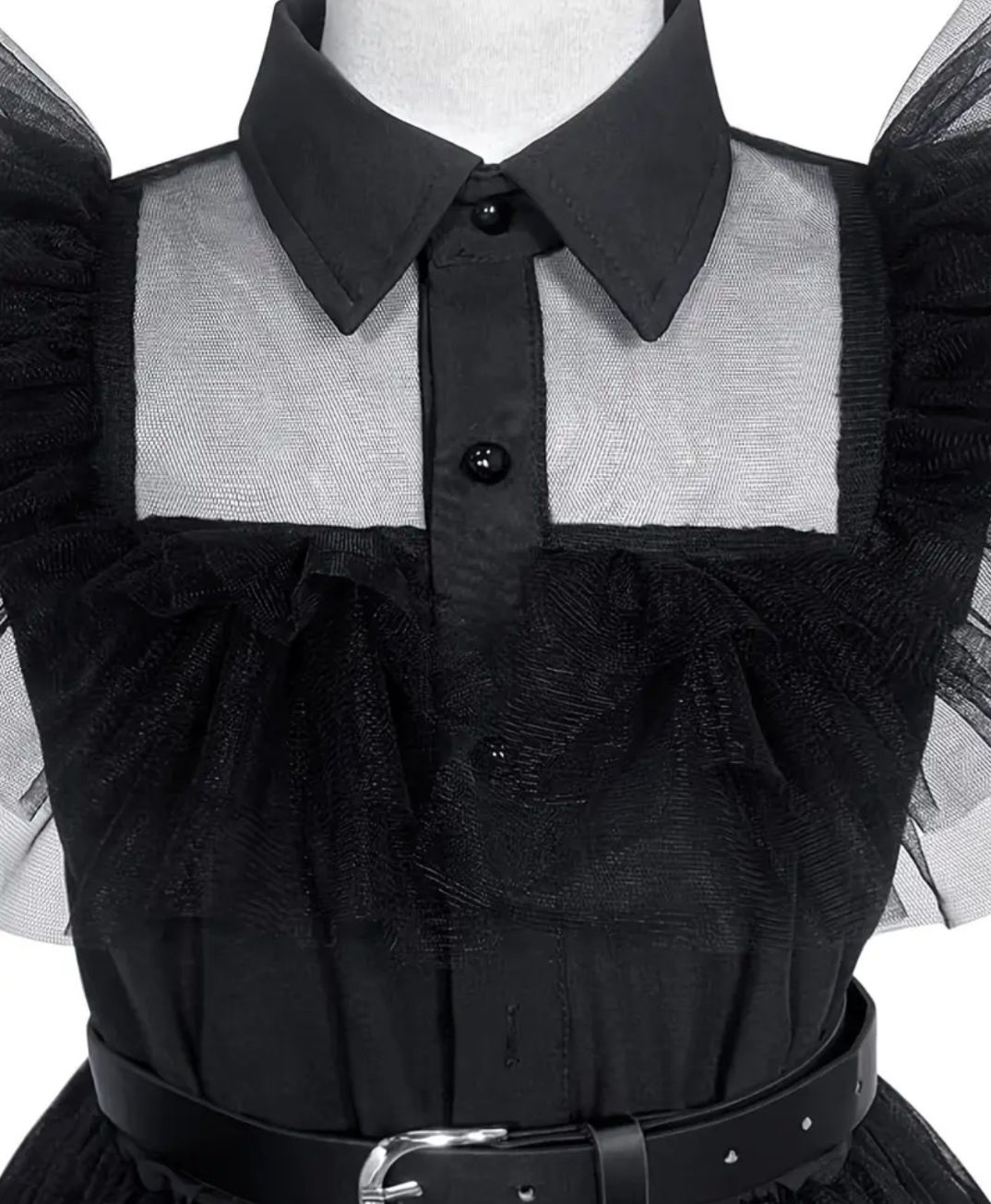 Fantasia de halloween da Wednesday