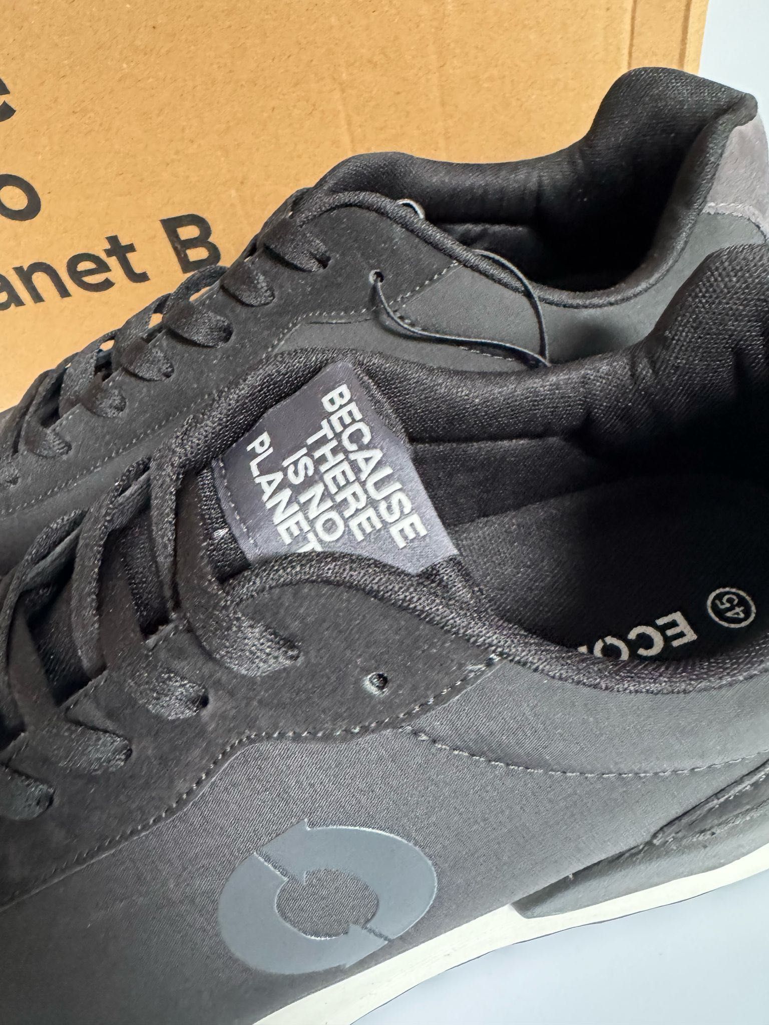 Nowe sneakersy męskie ECOALF PRINCEALF czarne 45