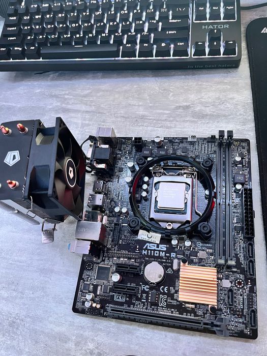 Комплект: материнская плата, процессор + кулер