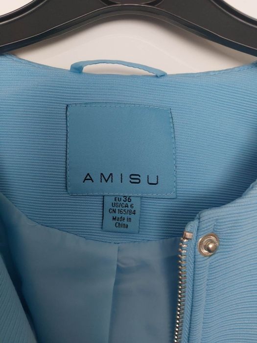 Płaszcz niebieski AMISU 36