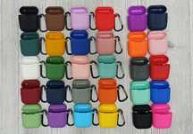 Чехол кейс Silicone Case для наушников AirPods аирподс 1/2