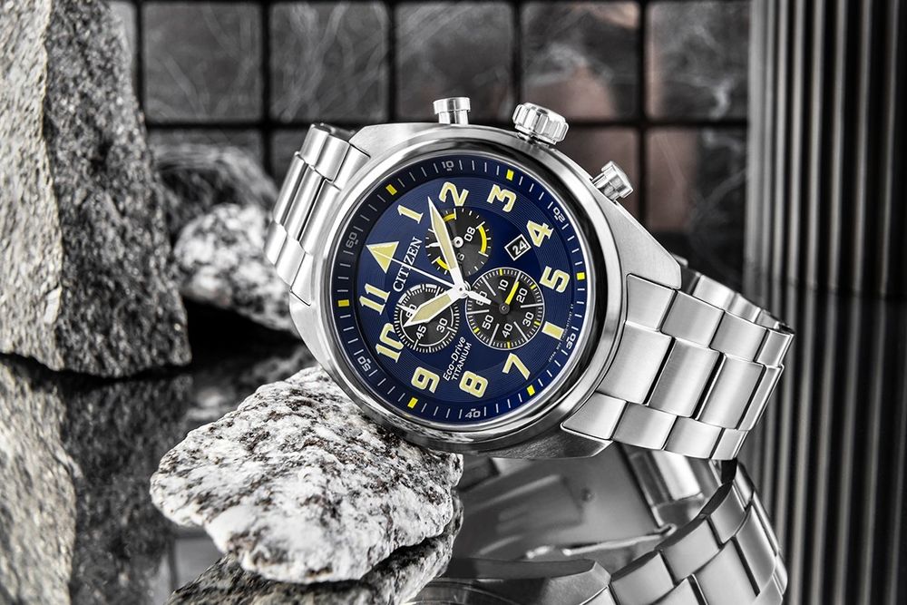 zegarek męski citizen super titanium eco-drive at2480-81l + box