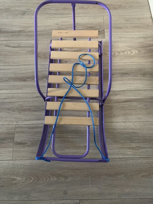 Санчата дитячі зі спинкою