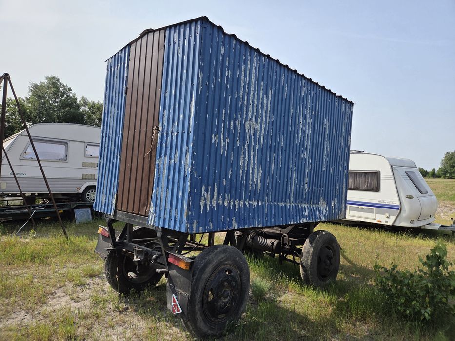 Przyczepa d44 Autosan barak transport Złoczew
