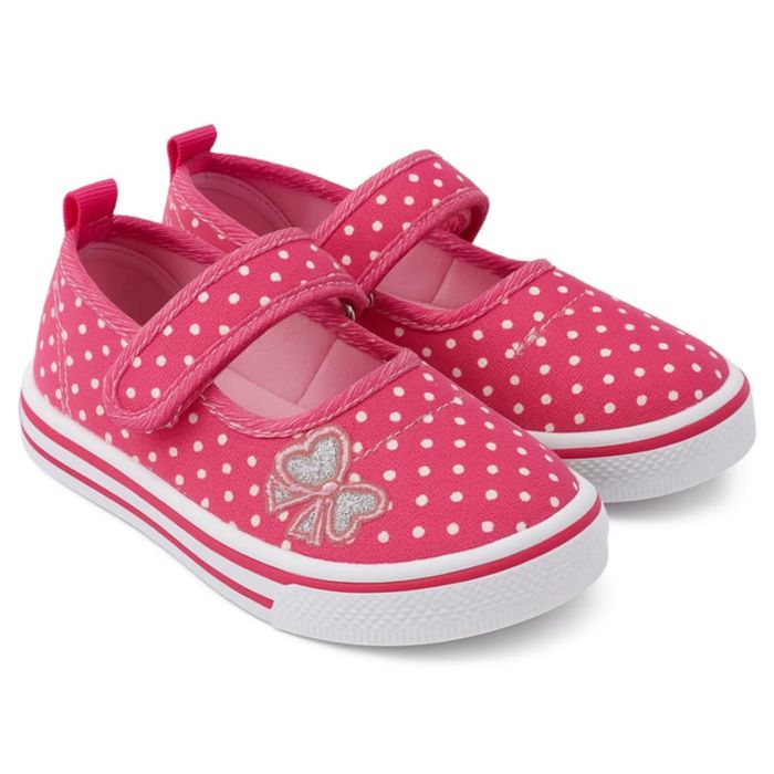 Kapcie rzepy do przedszkola żłobka buty baleriny trampki różowe 22