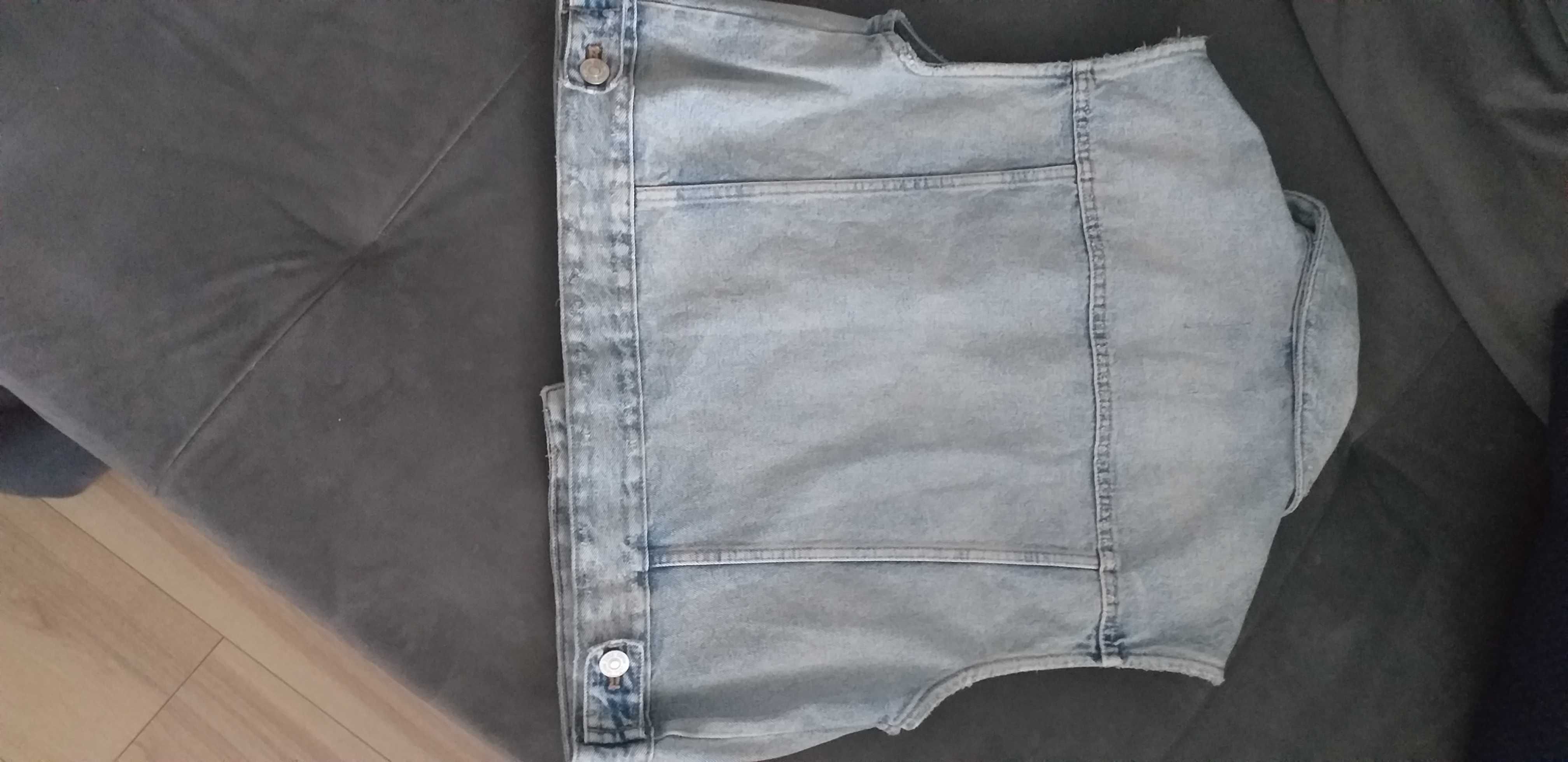 Zara 36 s kamizelka  jeans 38 40