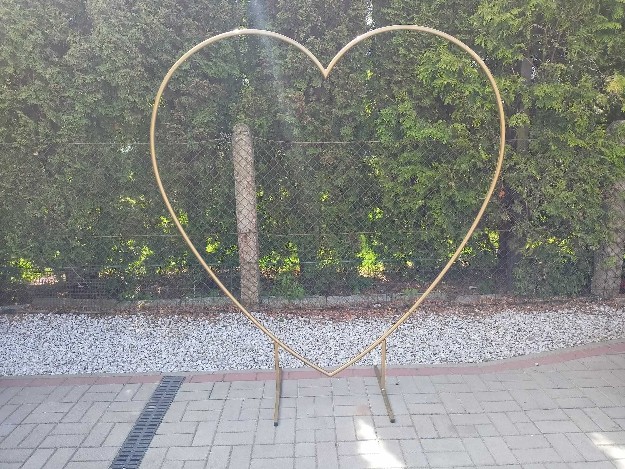Wynajem / WYNAJMĘ Stelaż Ścianka Weselna w Kształcie Serca Serce Ślub