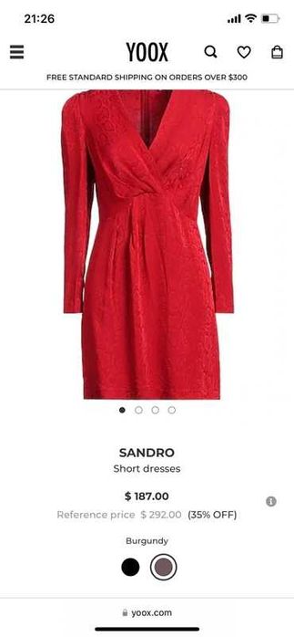 Red Sandro Dress