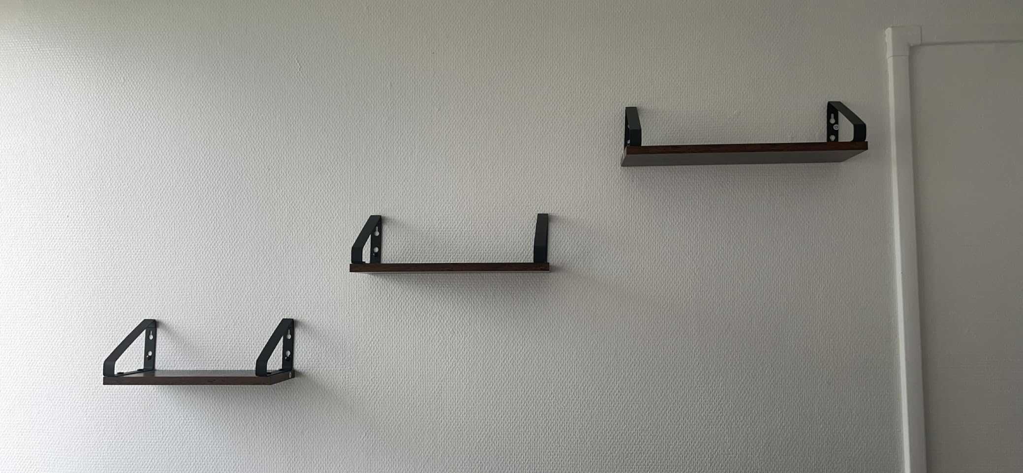 Kwietnik dekoracja ścienna loft 3 sztuki rustykalne zestaw
