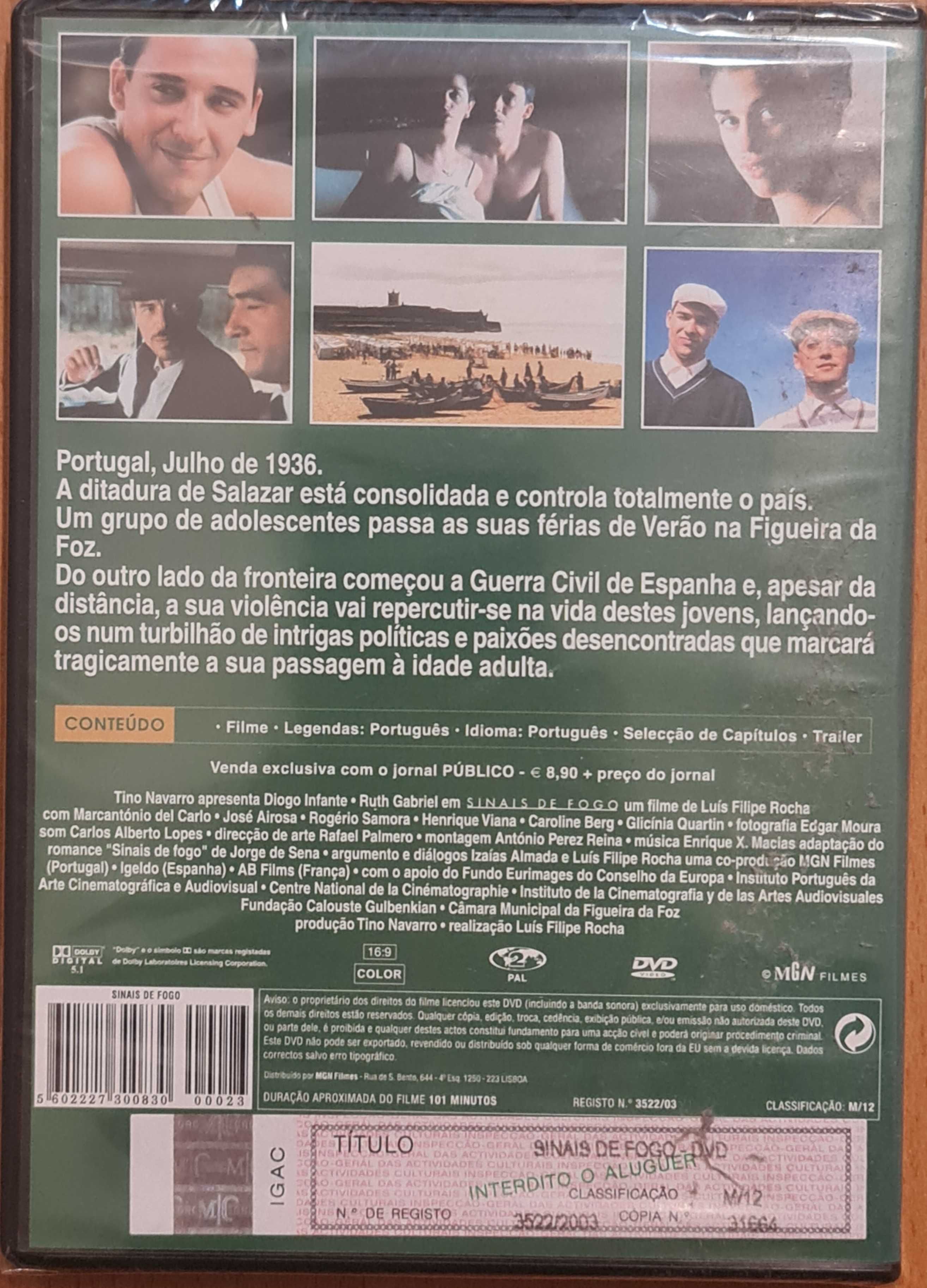 Filme DVD original Sinais de Fogo (NOVO)