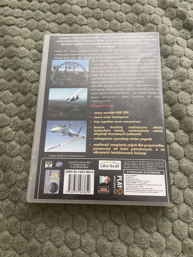 Gra PC Flanker 2.5 + 3 nowe scenariusze PL wydanie premierowe retro