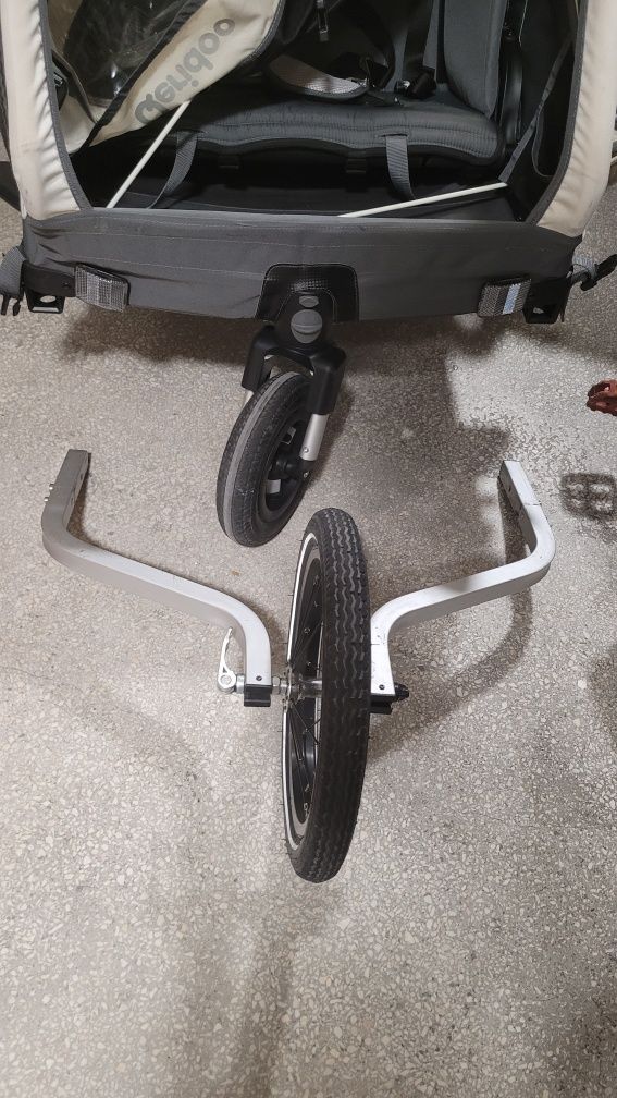 Qeridoo kidgoo2 przyczepka rowerowa