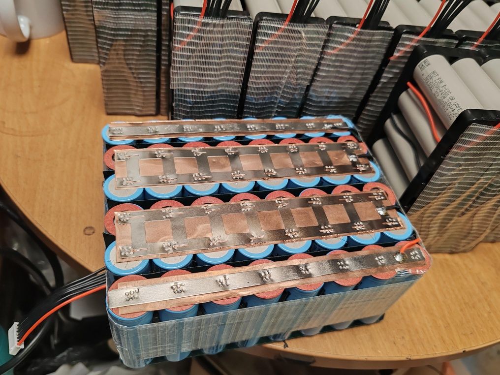 Акумуляторні збірки 6S2P та 6S3P та інші на EVE, Molicel, SunPower