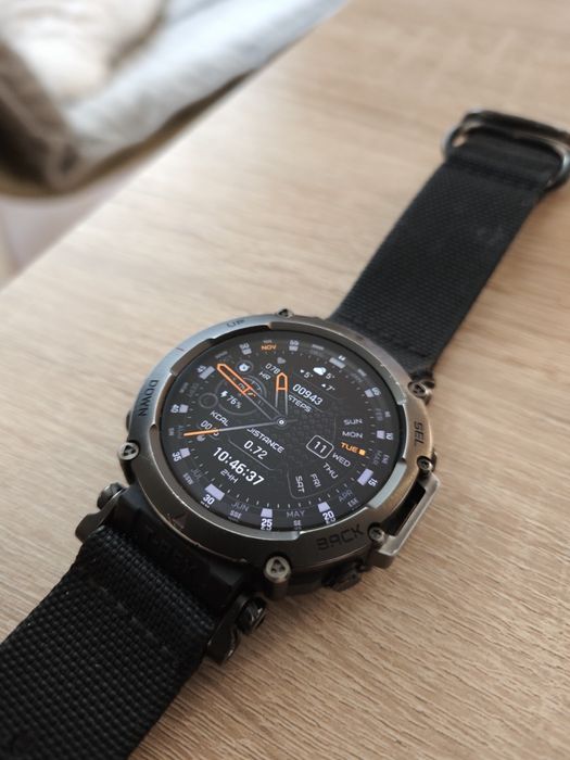 Amazfit T-rex Ultra Stal Nierdzewna.