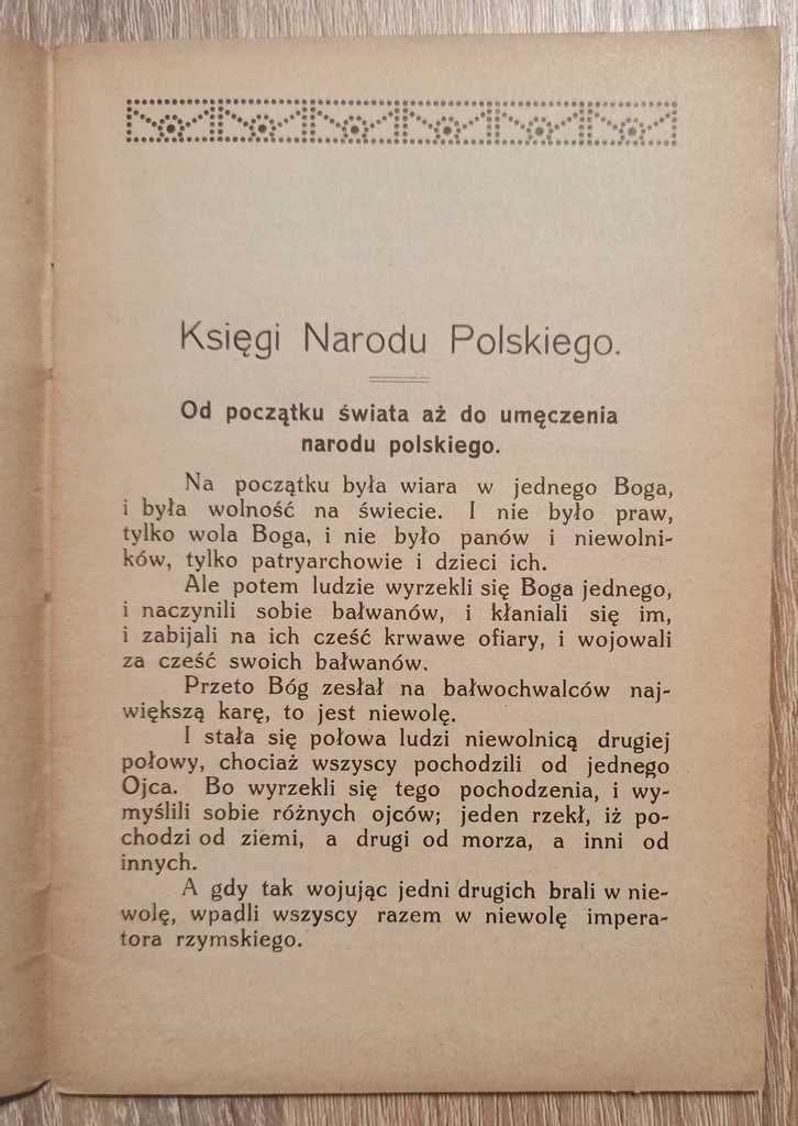 Polska Biblioteczka Narodowa nr 2, 3, 4, 9 1915r