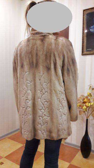 Шикарный полушубок, Норка Saga Mink Super Quality