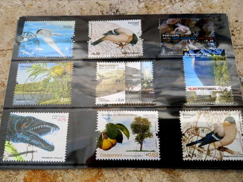 Selos usados dos Açores